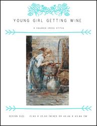 Young Girl Getting Wine / X Squared Cross Stitch