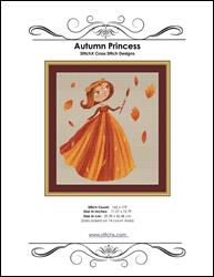 Autumn Princess Cross Stitch Pattern / StitchX Craft Designs