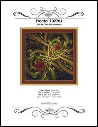 Fractal 102701 Cross Stitch Pattern / StitchX Craft Designs