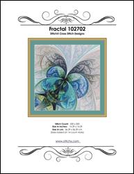 Fractal 102702 Cross Stitch Pattern / StitchX Craft Designs