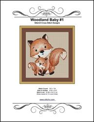 Woodland Baby #1 Cross Stitch Pattern / StitchX Craft Designs