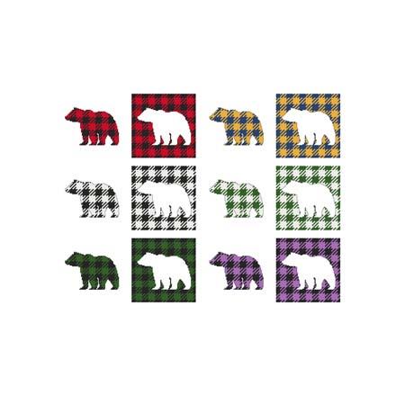 Fun With Plaid - Bear / Cross Stitch Wonders