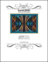 Fractal 102901 Cross Stitch Pattern / StitchX Craft Designs