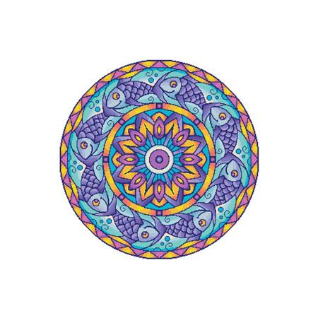 A Mandala - Fish / Cross Stitch Wonders