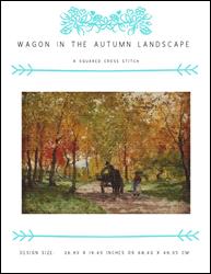 Wagon in the Autumn Landscape / X Squared Cross Stitch