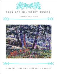 Oaks and Blueberry Bushes / X Squared Cross Stitch