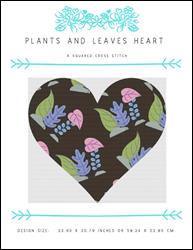 Plants And Leaves Heart / X Squared Cross Stitch