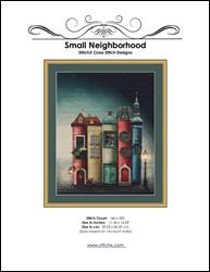 Small Neighborhood Cross Stitch Pattern / StitchX Craft Designs