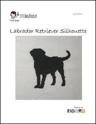 Dog Silhouette - Labrador Retriever / Stitchnmomma