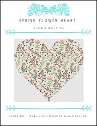 Spring Flower Heart / X Squared Cross Stitch