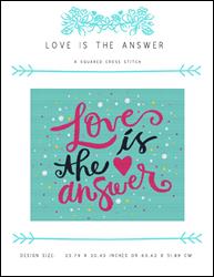 Love Is The Answer / X Squared Cross Stitch