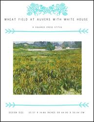 Wheat Field at Auvers with White House / X Squared Cross Stitch