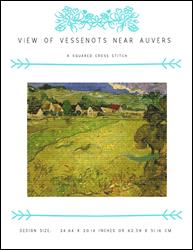 View of Vessenots near Auvers / X Squared Cross Stitch