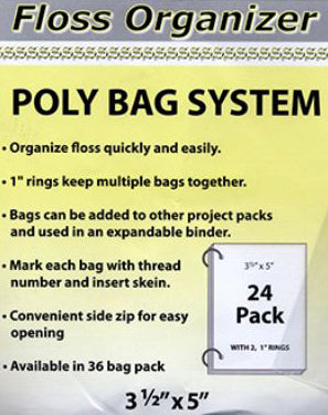 Floss Organizer Poly Bag System / Sullivans