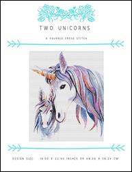 Two Unicorns / X Squared Cross Stitch