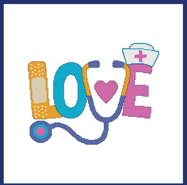 Love (Nursing) / Cross Stitch Wonders