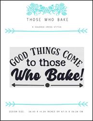 Those Who Bake / X Squared Cross Stitch