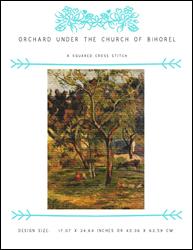 Orchard Under The Church Of Bihorel / X Squared Cross Stitch