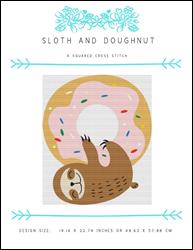 Sloth And Doughnut / X Squared Cross Stitch