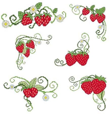 Strawberries / Cross Stitch Wonders