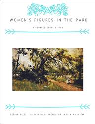 Women's Figures in the Park / X Squared Cross Stitch