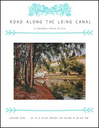 Road Along The Loing Canal / X Squared Cross Stitch