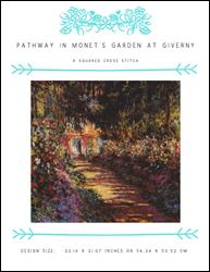 Pathway in Monet's Garden at Giverny / X Squared Cross Stitch