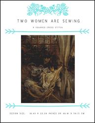 Two Women Are Sewing / X Squared Cross Stitch