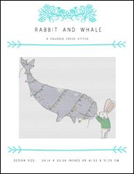 Rabbit And Whale / X Squared Cross Stitch