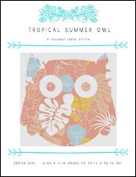 Tropical Summer Owl / X Squared Cross Stitch