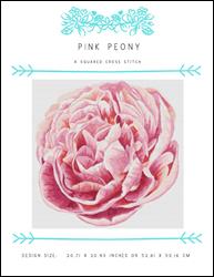 Pink Peony / X Squared Cross Stitch