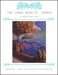 The Canal Near St. Tropez / X Squared Cross Stitch