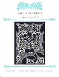 Owl Zentangle / X Squared Cross Stitch