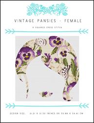 Vintage Pansies - Female / X Squared Cross Stitch