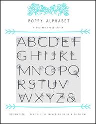 Poppy Alphabet / X Squared Cross Stitch