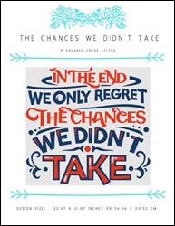 The Chances We Didn't Take / X Squared Cross Stitch