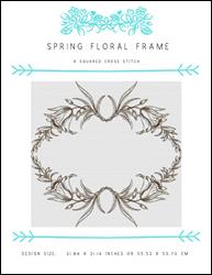 Spring Floral Frame / X Squared Cross Stitch