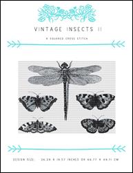 Vintage Insects II / X Squared Cross Stitch