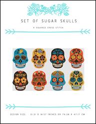 Set Of Sugar Skulls / X Squared Cross Stitch