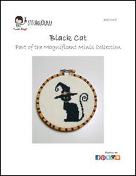 Magnificent Minis - Black Cat / Stitchnmomma