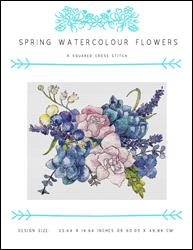 Spring Watercolour Flowers / X Squared Cross Stitch