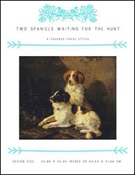 Two Spaniels Waiting for the Hunt / X Squared Cross Stitch