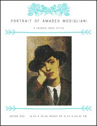 Portrait of Amadeo Modigliani / X Squared Cross Stitch