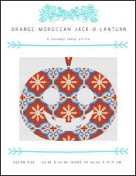 Orange Moroccan Jack-O-Lanturn / X Squared Cross Stitch