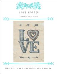 Love Poster / X Squared Cross Stitch