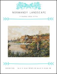 Normandy Landscape / X Squared Cross Stitch