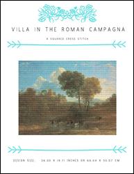 Villa in the Roman Campagna / X Squared Cross Stitch