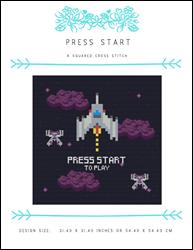 Press Start / X Squared Cross Stitch