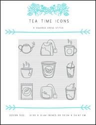 Tea Time Icons / X Squared Cross Stitch