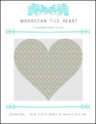 Moroccan Tile Heart / X Squared Cross Stitch